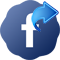 Facebook share button picture.