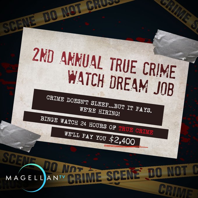شركة تقدم لثلاثة أشخاص 2400 دولار لمشاهدة 24 ساعة من الجريمة الحقيقية